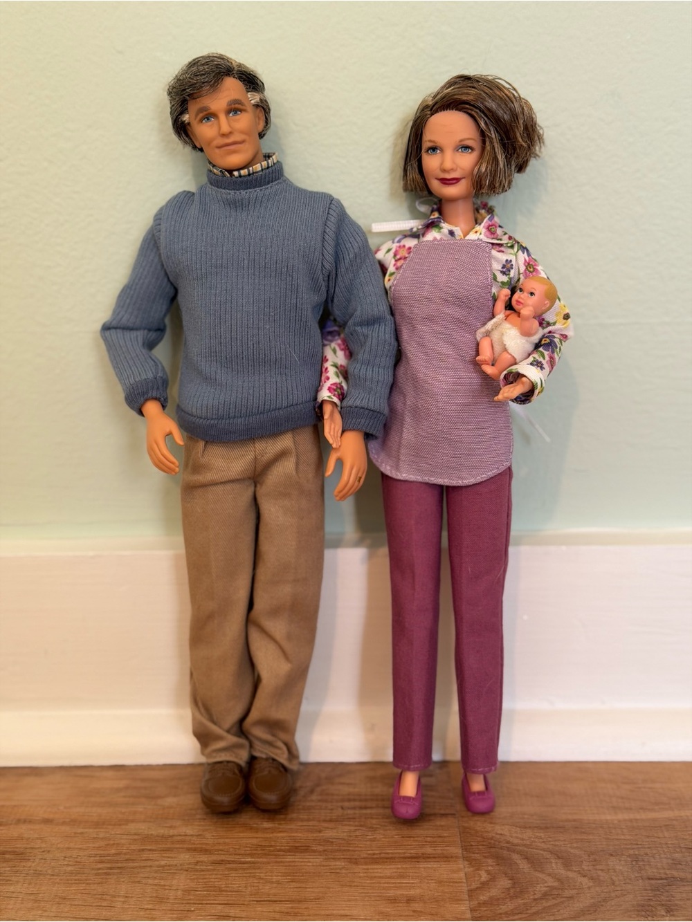 Vintage Barbie Happy Family Neighborhood Grandparents with Grandbaby